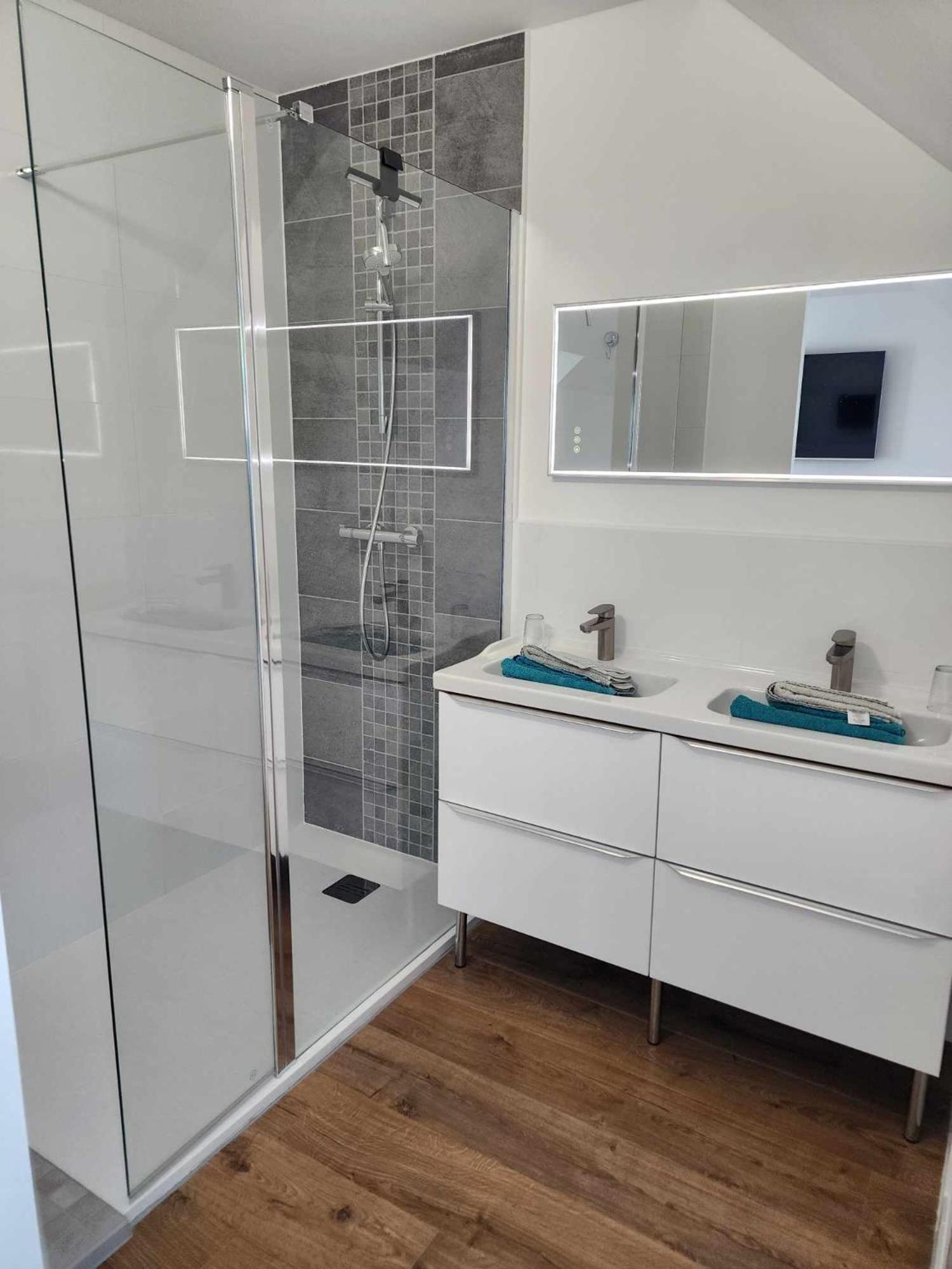 Chambre, Salle De Bain, Toilette, Salon Privatif Sainte-Marie-du-Mont  Buitenkant foto